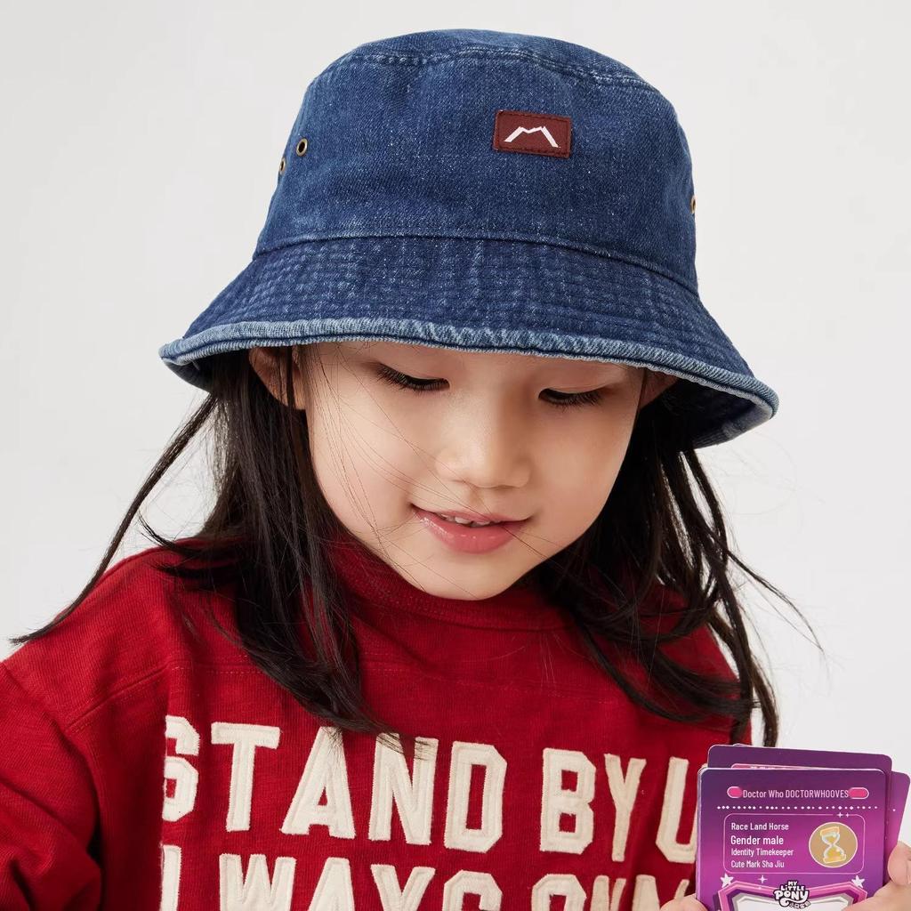 Children's Washable Denim Bucket Hat - Sun Protection for Baby, Kids, Boys & Girls