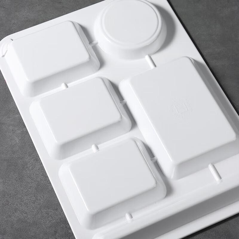 Melamine Rectangular Divided Meal Tray