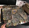 New 70cm Small Square Scarf Paisley Pattern Retro Ethnic Printed Scarf Hijab Female Headband Kerchief Luxury Neck Tie Shawl Wrap