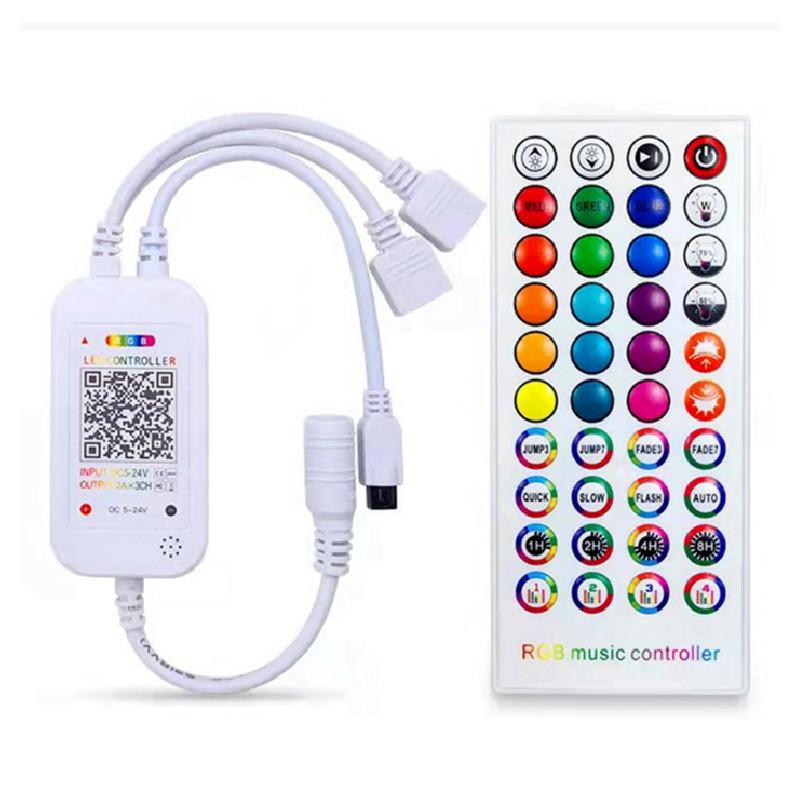 

Rgb Led Light Bar App Control And 40key Remote For Party Lighting