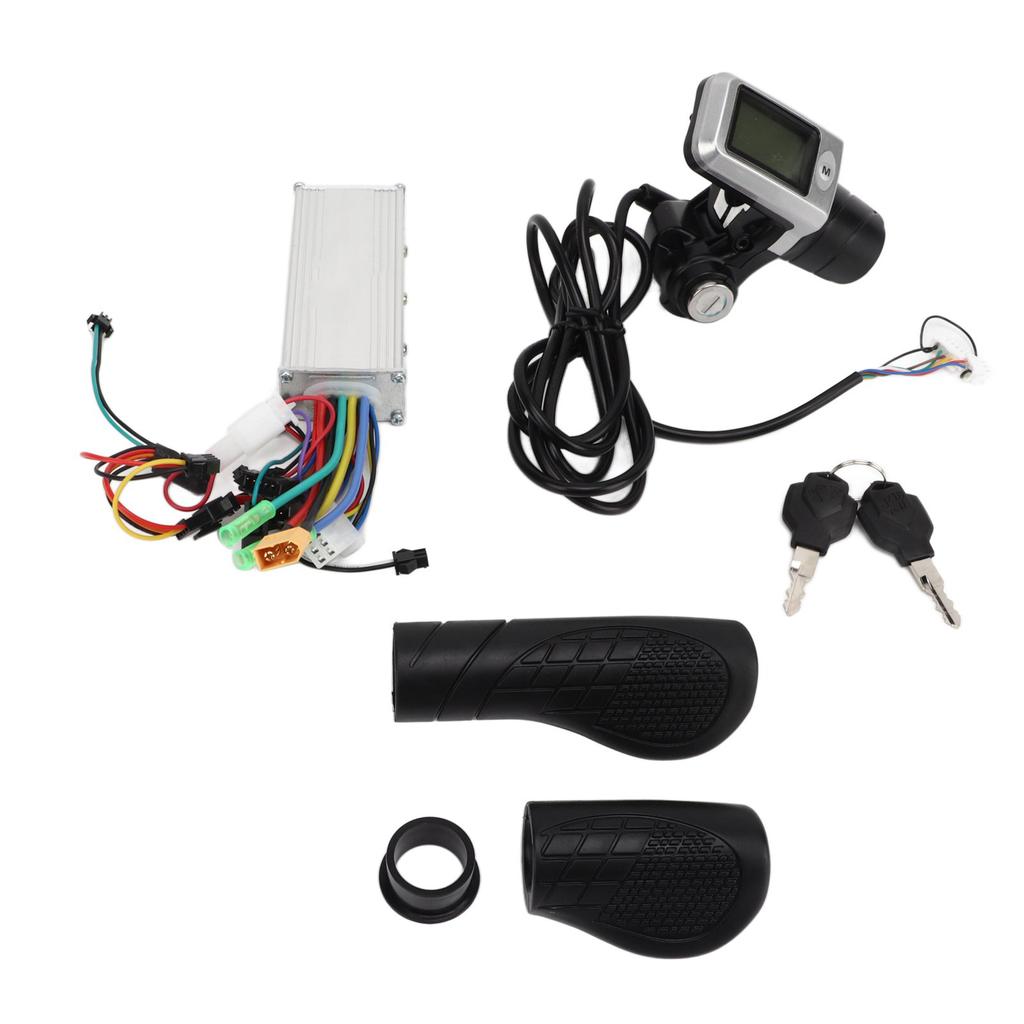 36V 48V 500W Scooter Controller Kit Electric Bicycle Controller with LCD Display for Scooter Modification Accessories