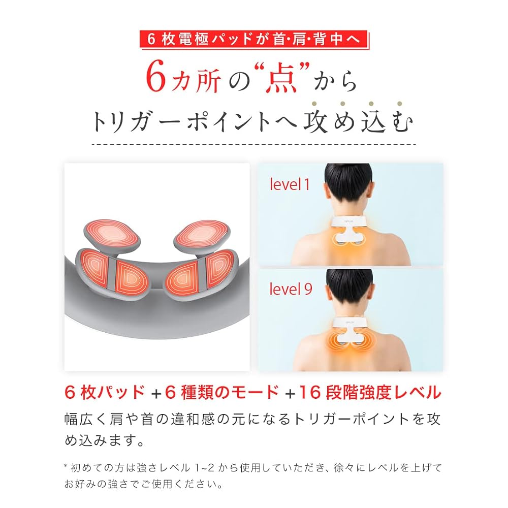 NIPLUX NECK RELAX 1S Neck Care Heat Therapy Neck and Shoulder Relaxation Device, Lightweight, 6