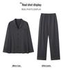 Men's 100% Cotton Long Sleeve Pajama Set, Spring/Fall 2025 Style, Plus Size, Indoor/Outdoor Wear