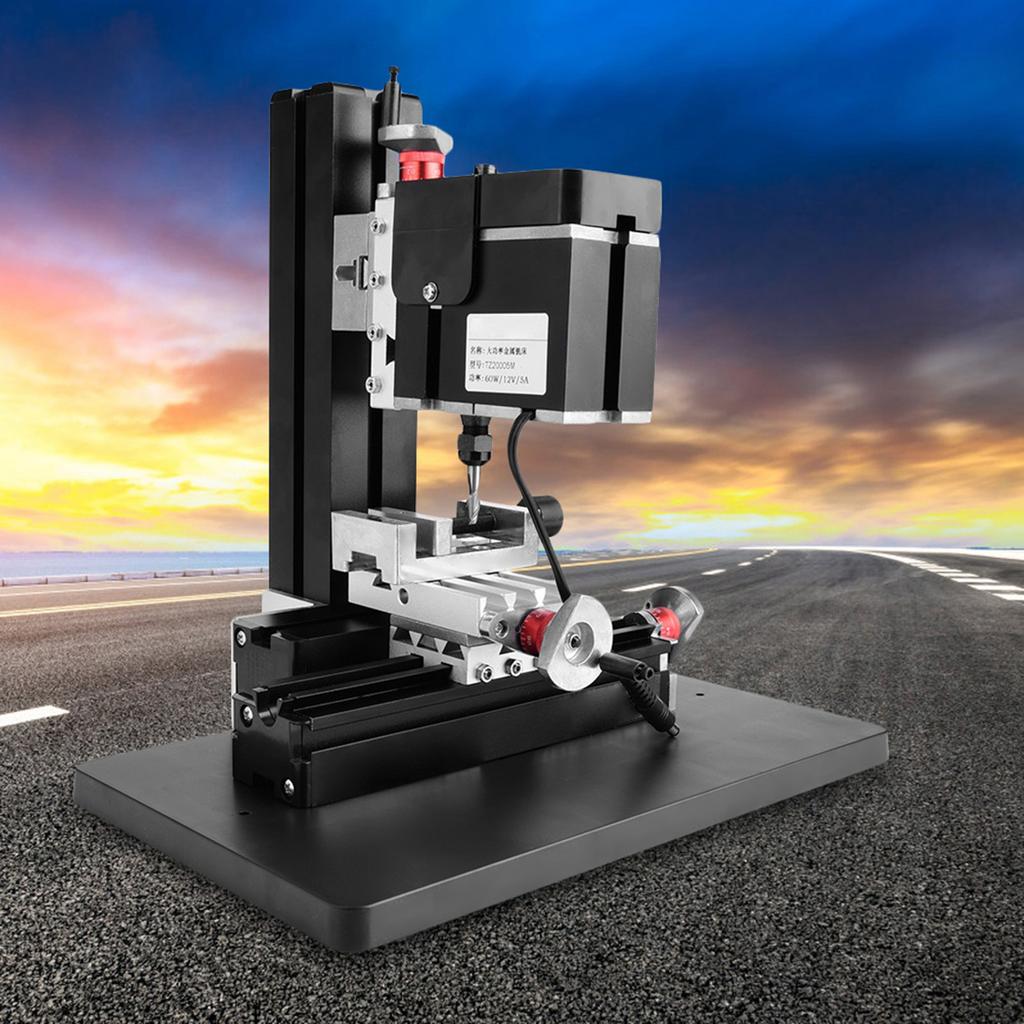 60W 12000RPM Mini Metal Lathe DIY Miniature Milling Machine Miller 100?240V