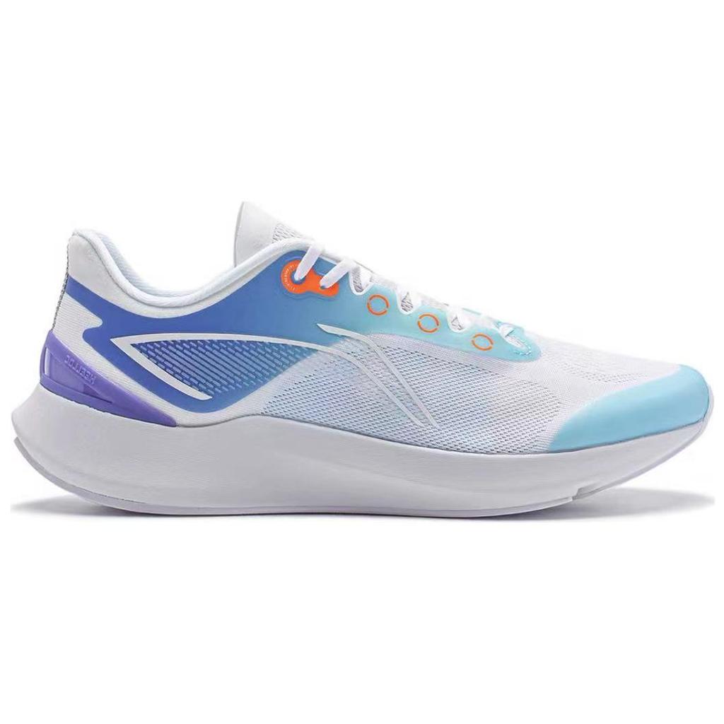 Li-Ning Comfortable Versatile Non-Slip Wear-Resistant Low-Top Running Shoes Men Sneakers White Blue ARBT003-6