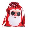Christmas Velvet Bags Drawstring Pouch Candy Snack Gifts Bag for Xmas New Year Party Bracelet Jewelry Packaging Storage Bag