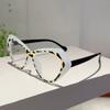 Fashion Cat Eye Glasses Women  New Fashion Multi-color Rim Eyeglasses Trendy Chic Design Blue Light Blocking Eyewear