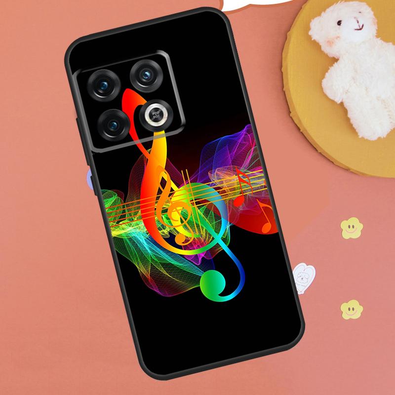 Musical Notes Violin Classical Music Case For OnePlus 13T 10T 8T 12R 13R 15 13 12 11 9 10 Pro Nord CE 5 2 3 4 Lite N20 N30 Funda