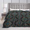 Retro Bohemian Woven Pattern  Blankets Quality Super Soft  Throw Blanket Spring Students Bedroom Aesthetic Bedspread