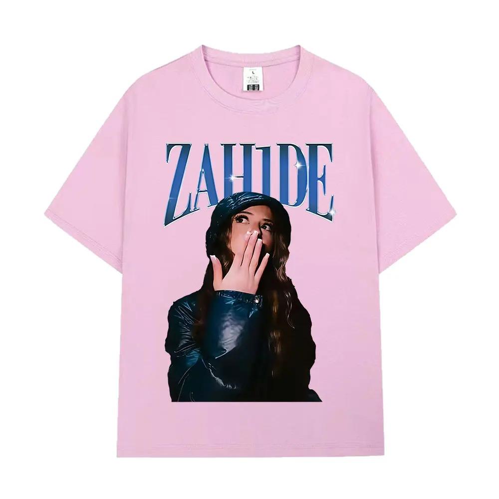 

2026 New Zahide Merch Graphic Tshirt Men Women Clothing Fashion High Quality T Shirts Cotton Short Sleeve Harajuku Tshirts 4XL