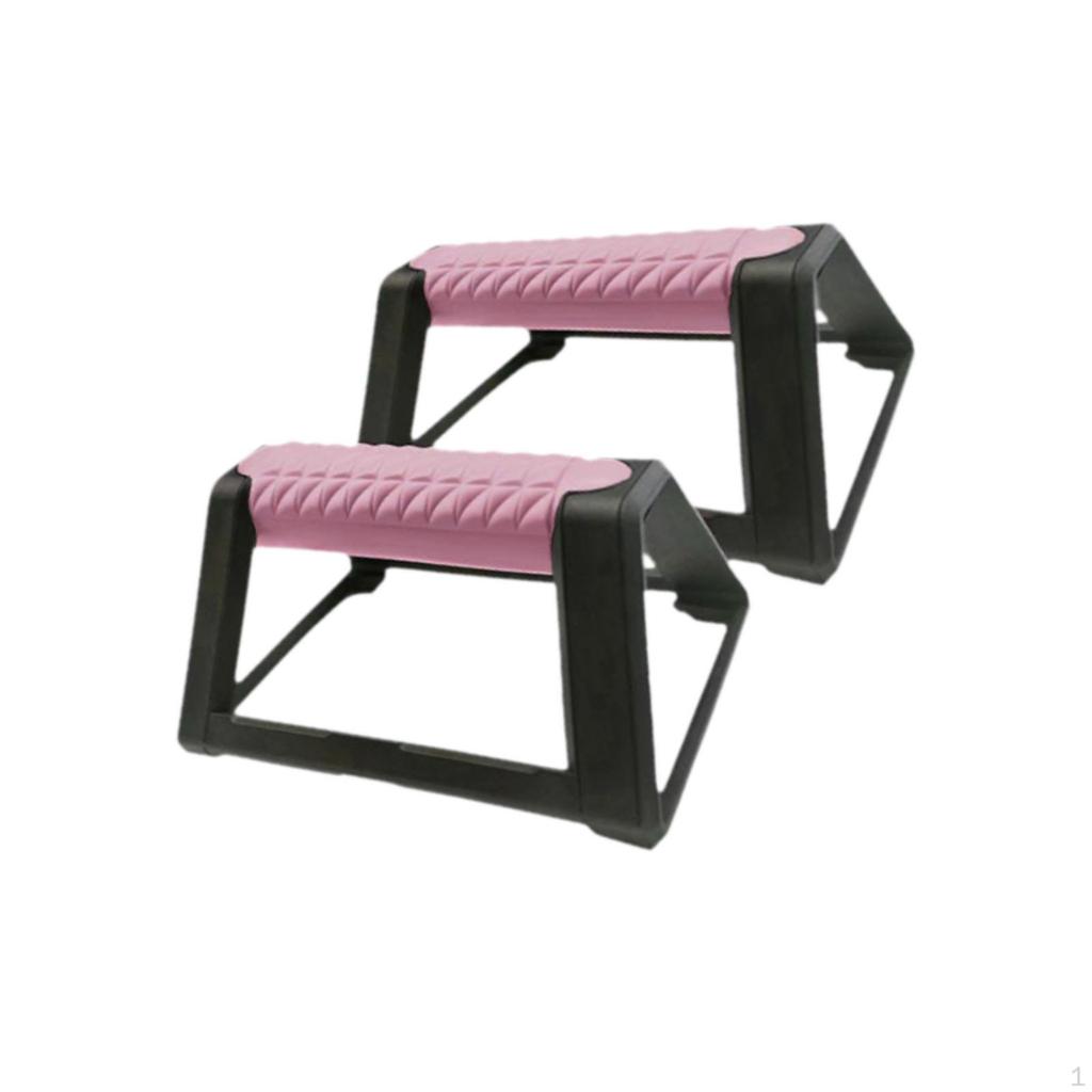 2 Pieces Push up Bars Floor Handles Workout Multifunctional Fitness Equipment Portable