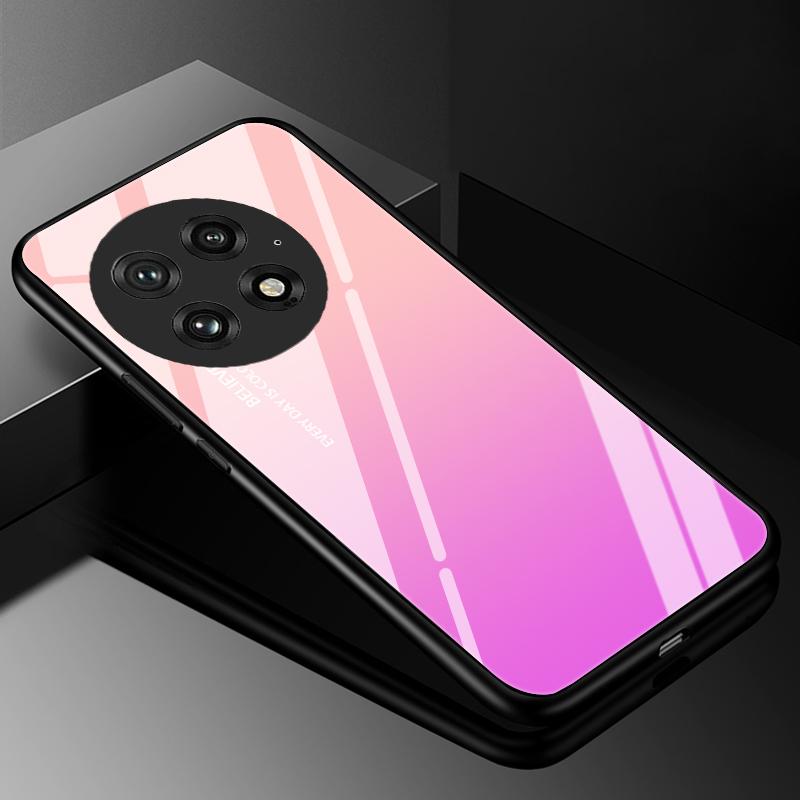 For Oneplus 13 13R Case Cover Tempered Glass Cases for Oneplus Ace 5 Pro Nord 4 13Pro Hard Back Bumper For Oneplus 13R ACE5 PRO