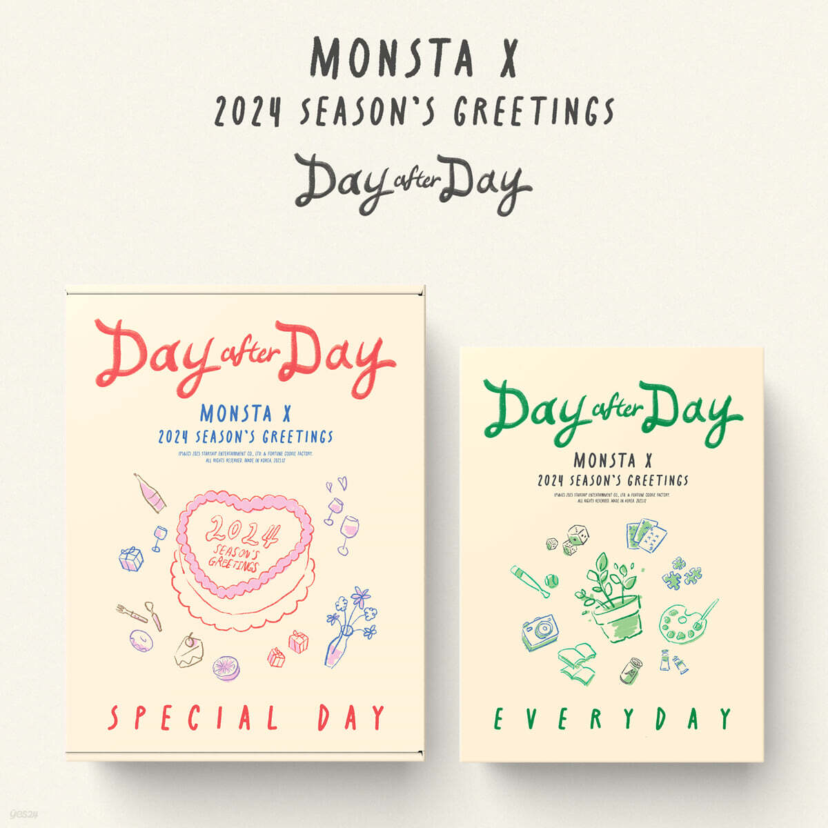 

MONSTA X 2024 SEASON S GREETINGS [Day after Day] [2 types of SET]