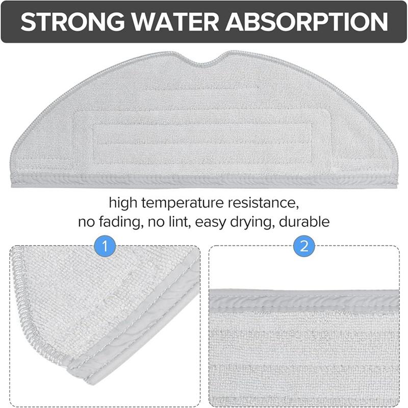 VibraRise Mop Cloth Pads for S8/S8+/S8 Pro Ultra/S7/S7 Maxv/S7 Maxv Ultra/S7 Max Ultra/S7 Pro Ultra Vacuum Cleaner Parts