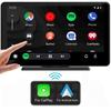 Hippcron 9-inch Car HD Display with Wireless CarPlay and Android Auto Car MP5 Multimedia Player Support Mirror Link