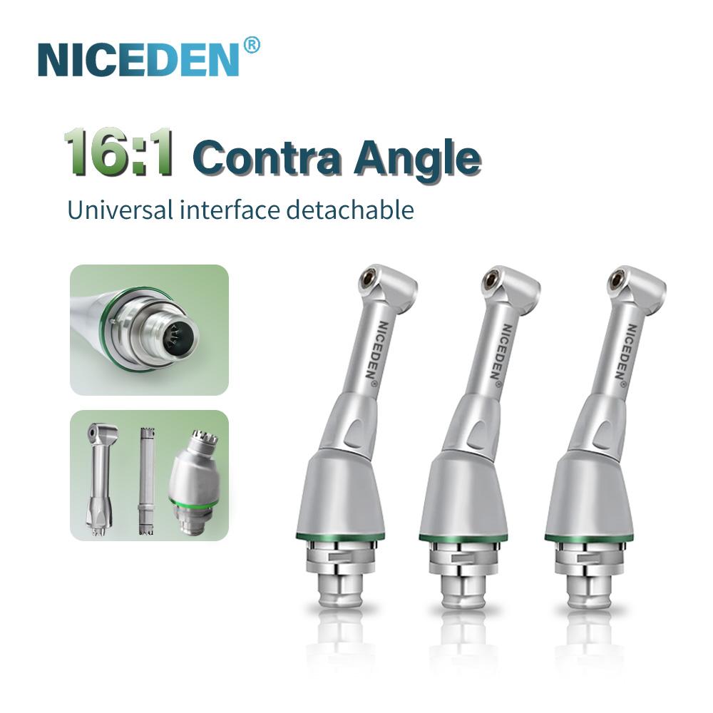16:1 Contra Angle Dental Reduction Intra Head for Wireless Endo Motor Handpiece Dentistry Tools