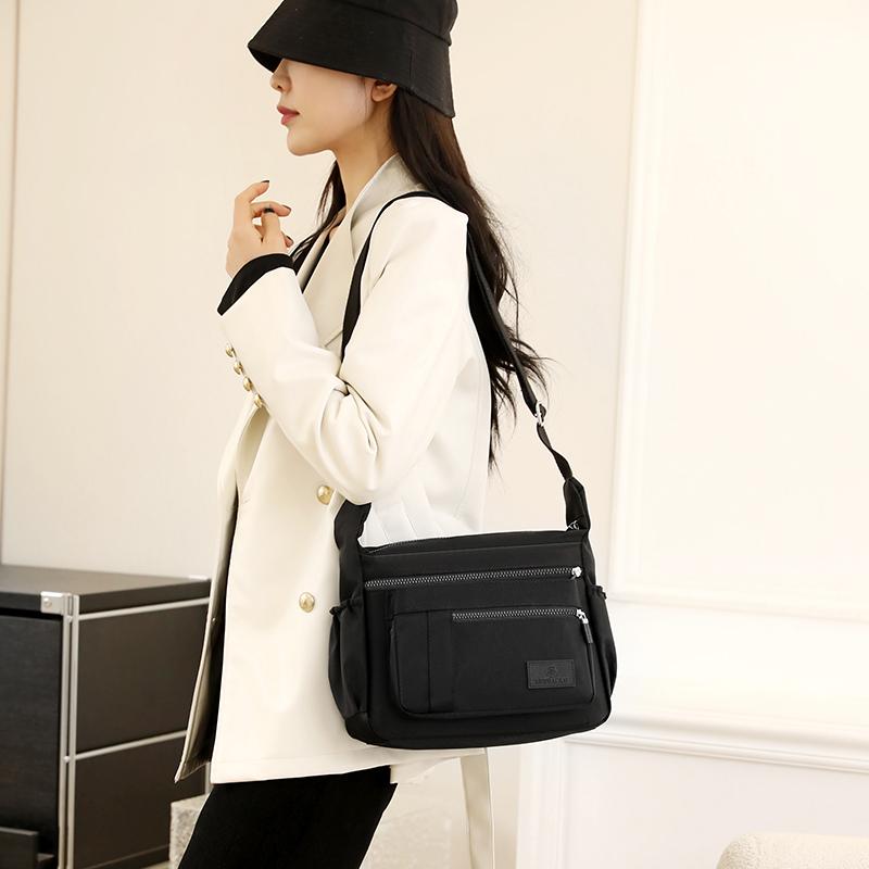 Modna Torba na Ramię Crossbody dla Kobiet Torby Listonoszki Wodoodporny Nylonowy Damski Portfel Torby Shopper dla Kobiet