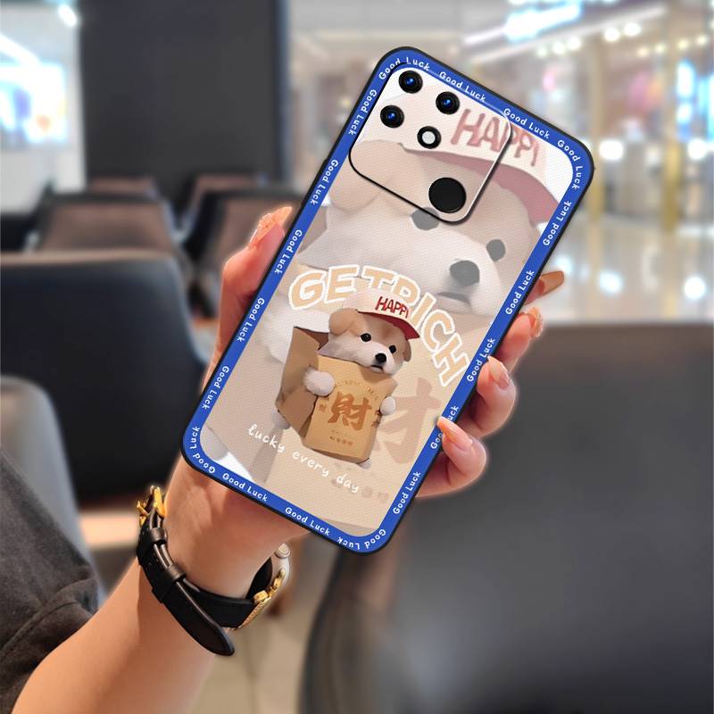 Anti-dust Back Cover Phone Case For OPPO Realme Narzo 50A Cartoon Anti-knock Fashion Design Waterproof Shockproof TPU