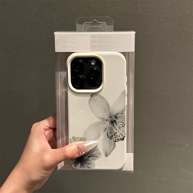Floral Pattern Phone Case For IPhone 17 16 15 14 13 12 11 Pro Max 13 12 Mini 17Air Shockproof Soft Clear Cases Coque