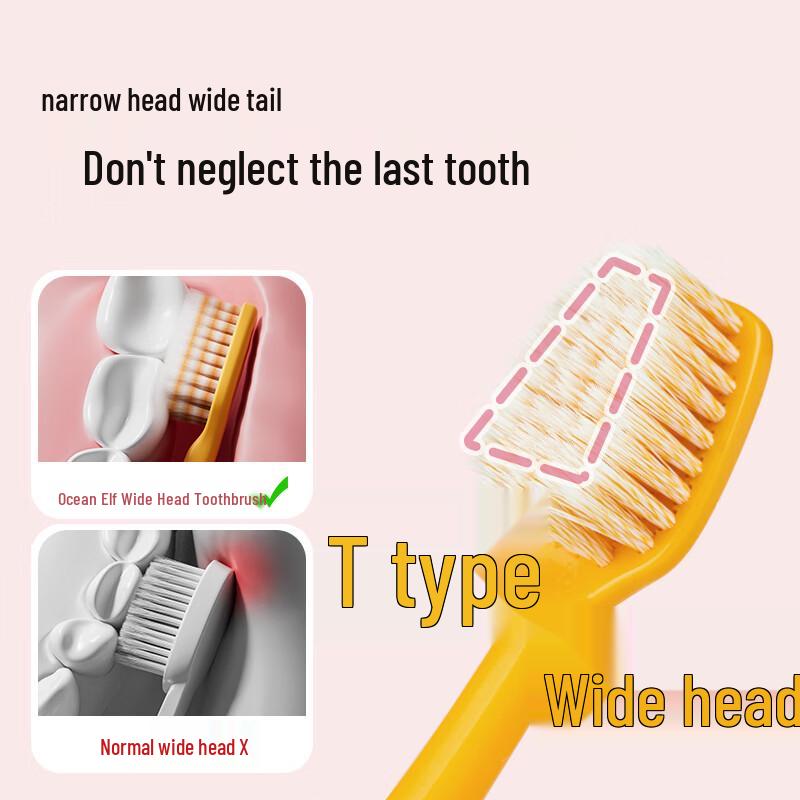 YANGJINGLING Kids Soft-Bristle Toothbrush
