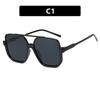  New Retro Double Bridges Men PC Frame Sunglasses UV400 Fashion Women Outdoor Brand Design Shades Sun Glasses