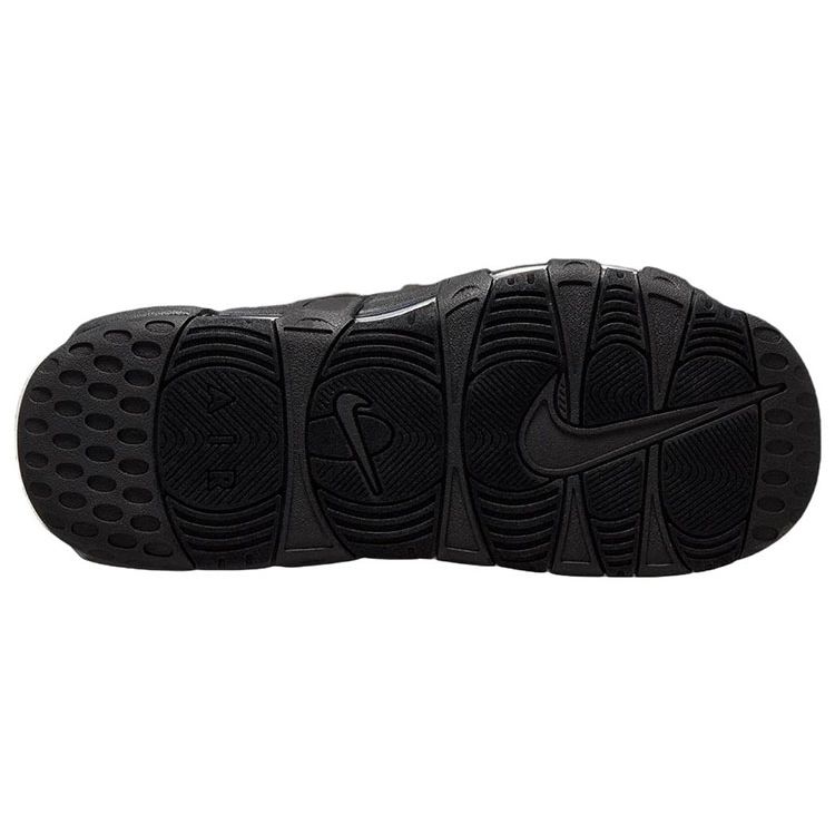 Nike Air More Uptempo Slide Black - Grey Sole Men Sneakers Clear White DV2132-001