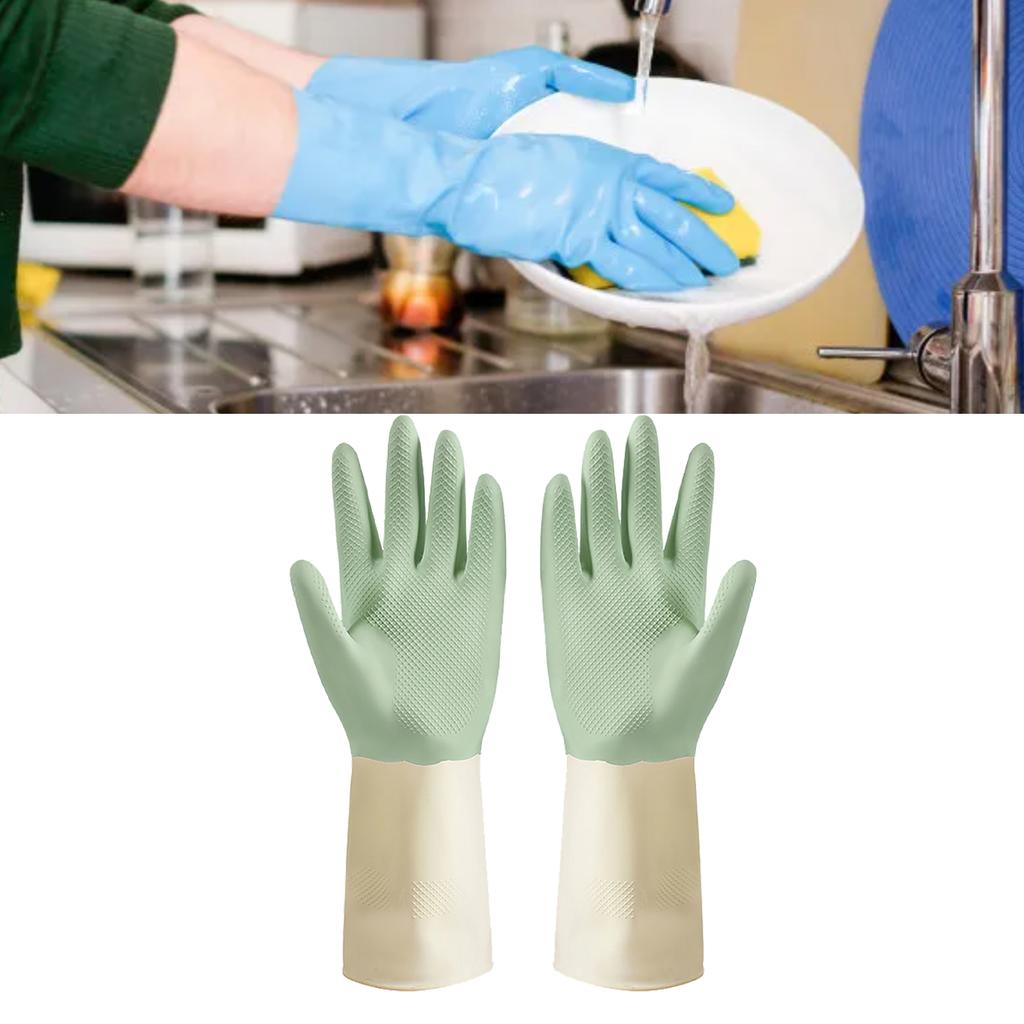 Guanti da Pulizia Riutilizzabili Impermeabili Comodi Guanti da Lavaggio Guanti per Lavori Domestici per Casa Cucina