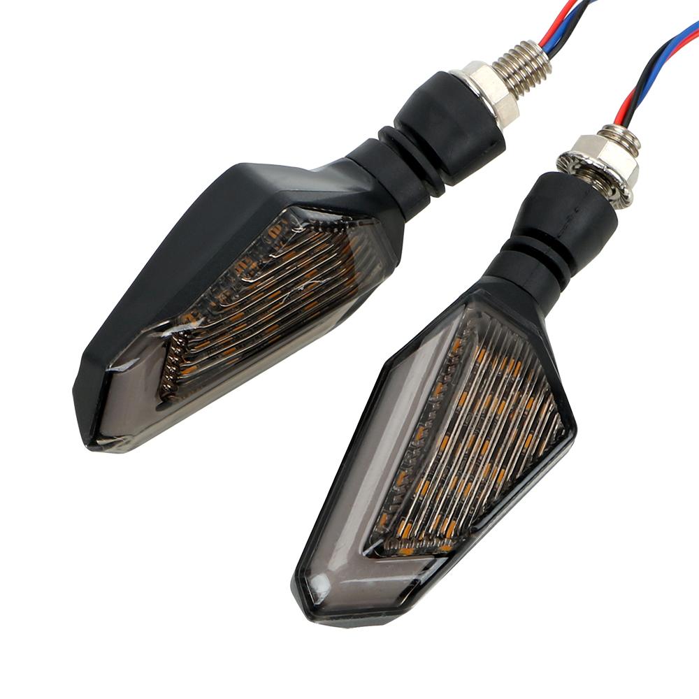 Motorcycle LED Turn Signal Lights Universal Signal Lamp DC 12V 2Pcs/set Front Rear Motorbike Blinker