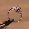 Women Oval Cubic Zirconia Finger Ring Wedding Engagement Jewelry Gift