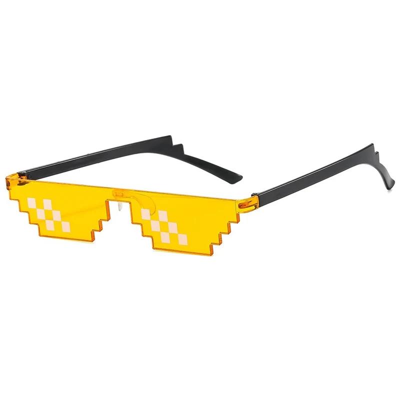 1Pcs Pixel sunglasses Retro Pixel glasses  Adult boys and girls Photo props birthday party supplies