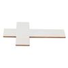 36Pcs Blank Design Lightweight Wood Cross Smooth Durable Wood Pieces Craft Ornaments Art Painting