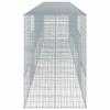 Gabion with Lid 700 X 100 X 150 Cm Galvanized Iron
