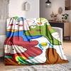 1pc Cartoon Animal Print Blanket Warm, Cozy, And Soft, Suitable for Sofas, Beds, Cars, And Office Use.Perfect for Camping And Travel, Making It a Grea