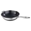 Wok din oțel inoxidabil 316 cu fund plat
