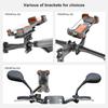 1S Quick Release One-Hand Phone Holder Flexible Motorcycle Vibration Damper for Bike or Motorcycle