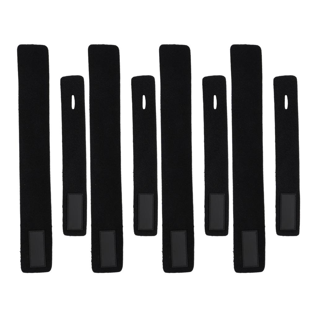 4PCS Fishing Rod Straps Nylon Rubber Anti Slip Elastic Prevent Scratch Fishing Pole Wrapping Belt fo