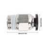 3D Printer V6 Pneumatic Quick Connector Accessories Tube Set PC4-01 M10 Pneumatic Connector PC4-M10 Through Connector