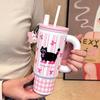 OLOEY 316 Stainless Steel Insulated Coffee Straw Tumbler