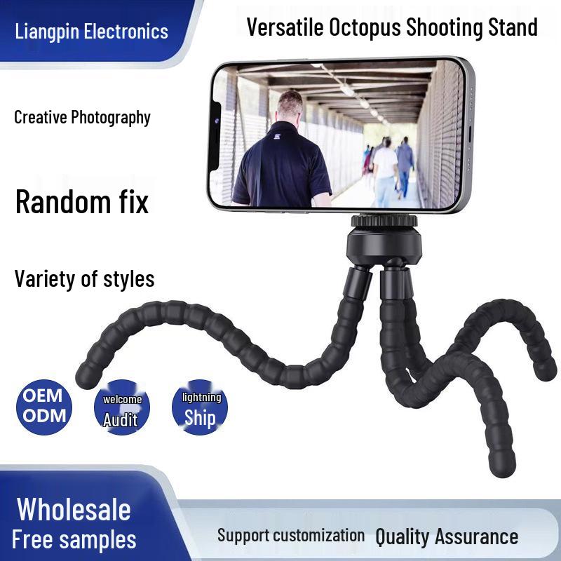 Kompaktní Všestranný Stativ Chobotnice a Držák na Mobilní Telefon