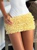 Autumn 2025 Slim Fit Low-Waist 3D Decorative Skirt for Women - European & American Style