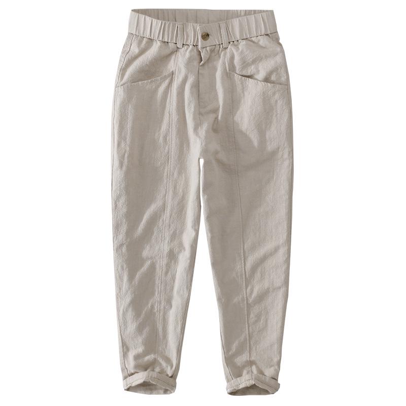Men's Spring and Summer Versatile Casual Linen Pants - Breathable, Loose-Fit Trousers