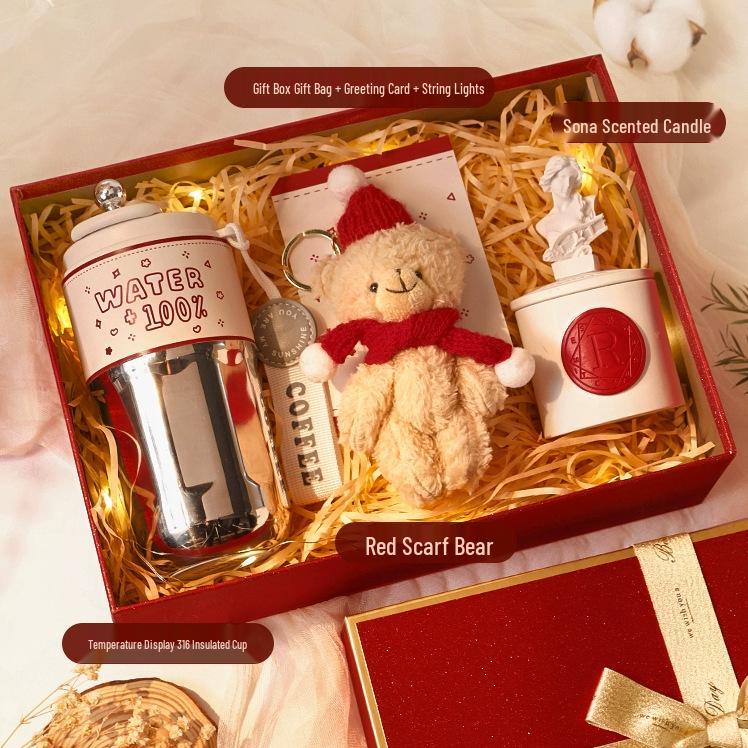 High-End Insulated Cup Gift Box for Female Friend or Bestie - Perfect Birthday Souvenir for Women and Girls
