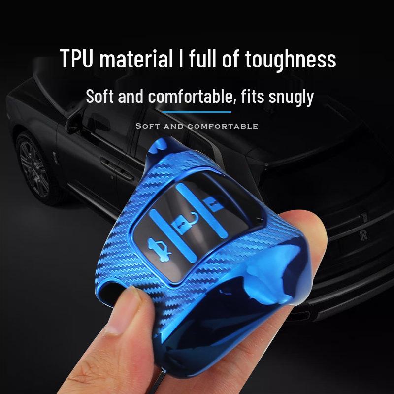 Honda B Type Carbon Fiber Texture TPU Car Key Case