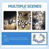 1.65 Meters Hanukkah Star Of David String String 10 Led Lights Hanukkah Festival Decor String Lights Decoration  New Gift