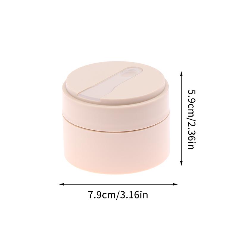 100G Empty Face Cream Jar With Spoon Frosted Plastic Lotion Bottle Mask Jar Cosmetic Packaging Container