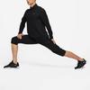 Nike Dri-FIT Pánské jednobarevné rychleschnoucí zúžené tréninkové capri kalhoty Černá FB7503-010