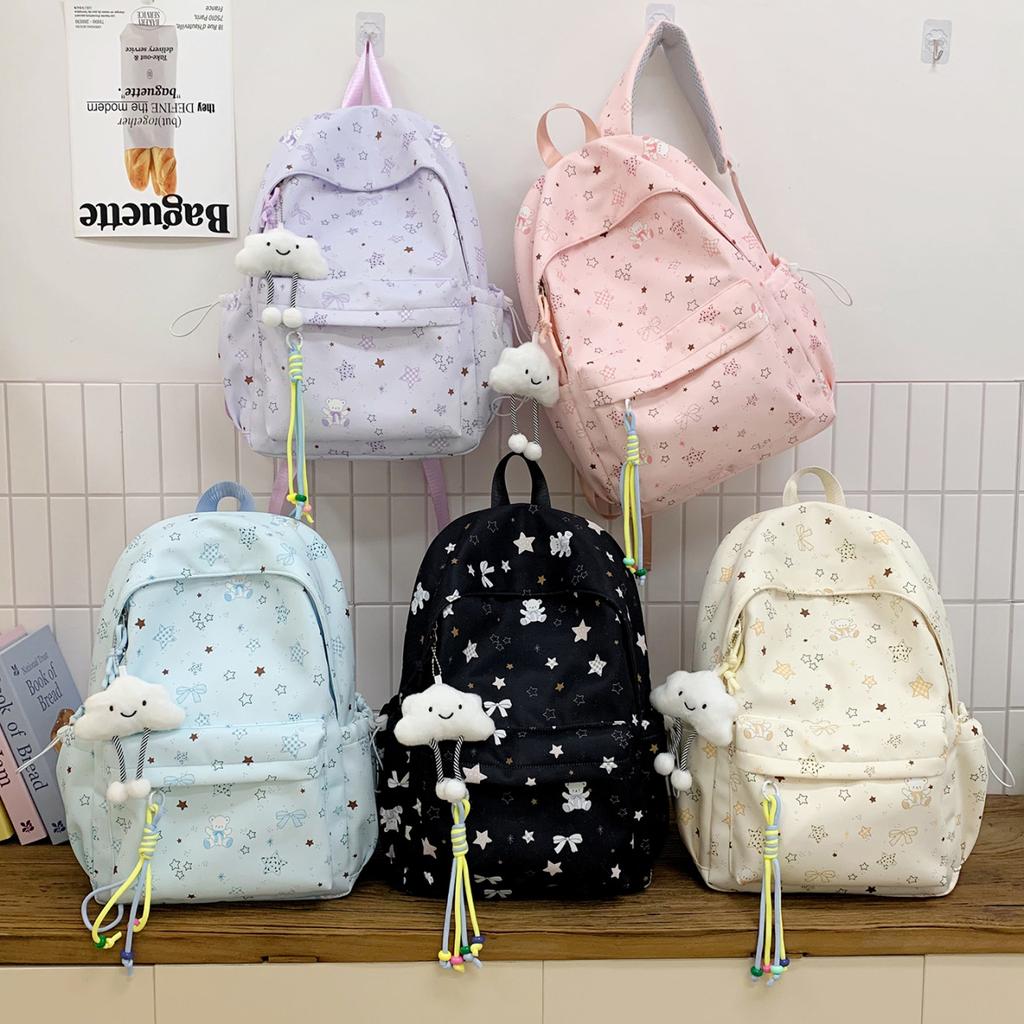 Simplicity, Versatility, High Aesthetics, Elementary School Backpack, Cute Cartoon, High School Student, Junior High School Student Backpack