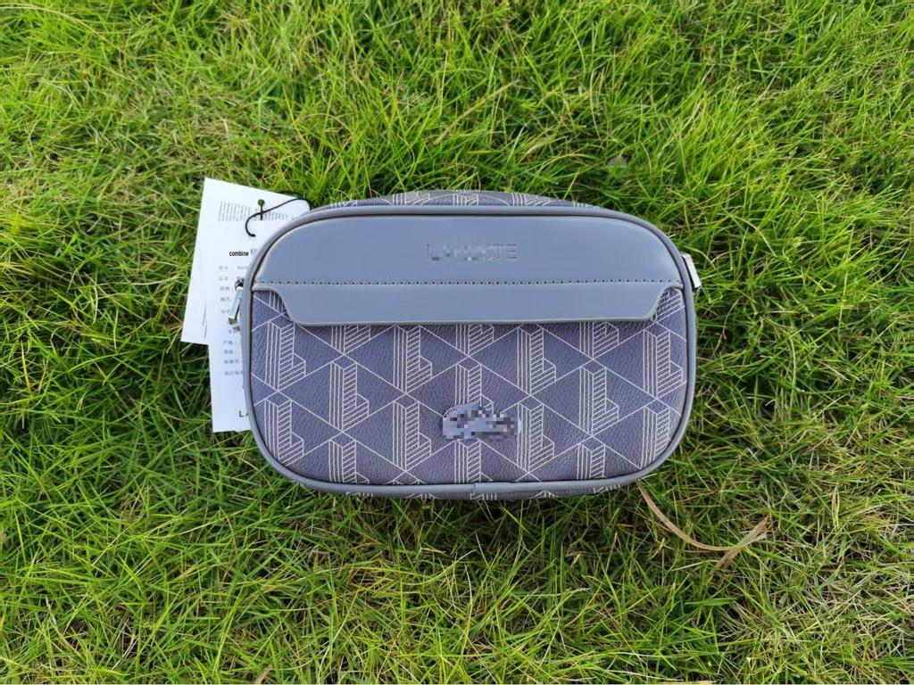 Herren Lässiger karierter Leder-Umhänge-Rucksack