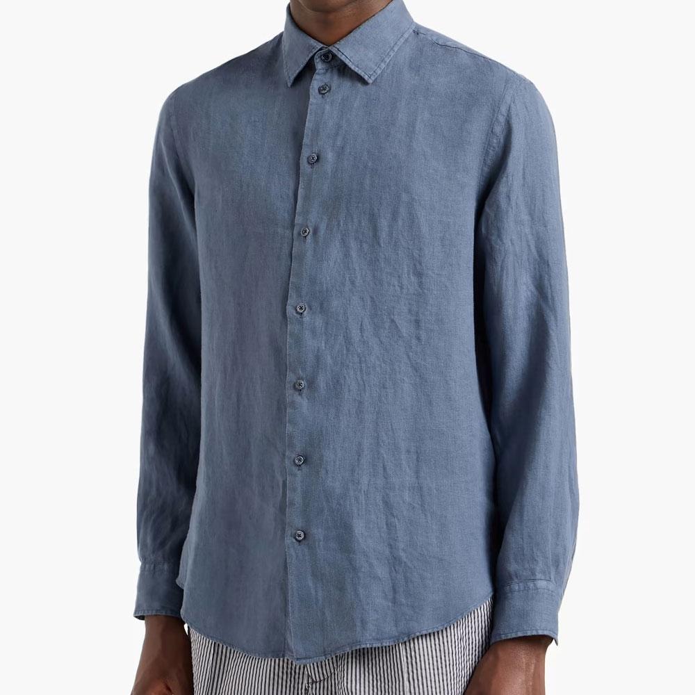 Emporio Armani Shirt Men's Blue E31SM0-010F1-1920