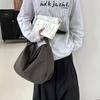 Casual Nylon Plaid Shoulder Bag Large Capacity Casual Striped Tote Bag Light Weight Commut Crossbody Bags Women
